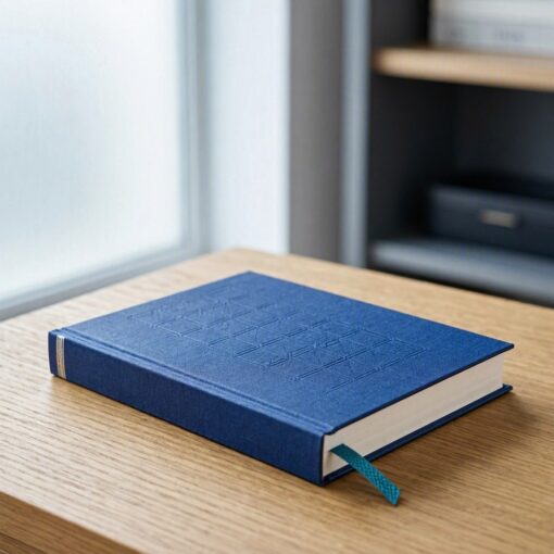 Picture of a blue book (AI generated)